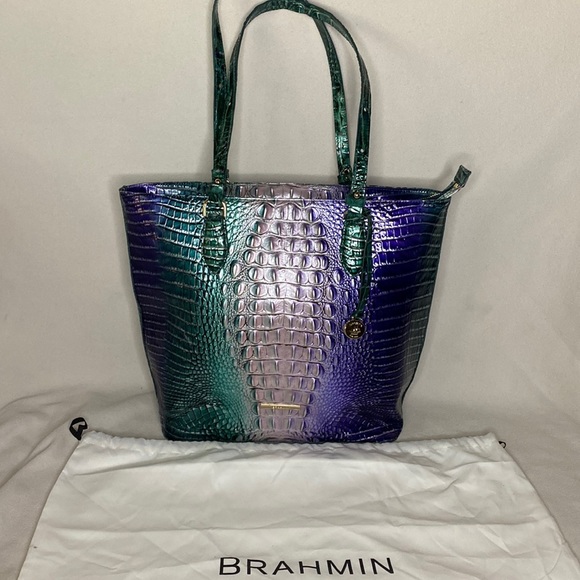 NWT $385 RETAIL Brahmin Ellen Enchant Ombré Melbourne!🧜🏼‍♀️🧜🏼‍♀️ - Picture 1 of 17